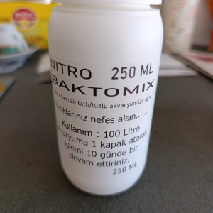 Baktomix Nitro 250 Ml - Akvaryum Destek ve Bakteri Kültürü