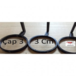 3 Cm Çap 10 Cm Yükseklik Wabikusa - Kokodema Ball Askısı 1 Adet - 3D Dıy