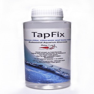 Akvaryum Çeşme Suyu Hazırlayıcı Düzenleyicisi Klor Giderici TAPFİX 100 Ml Shrimpsfor Ever
