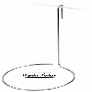 Paslanmaz Çelik (S) Model 5 Cm Yükseklik 6.5 cm Çap Wabikusa Kokodema Ball Askısı